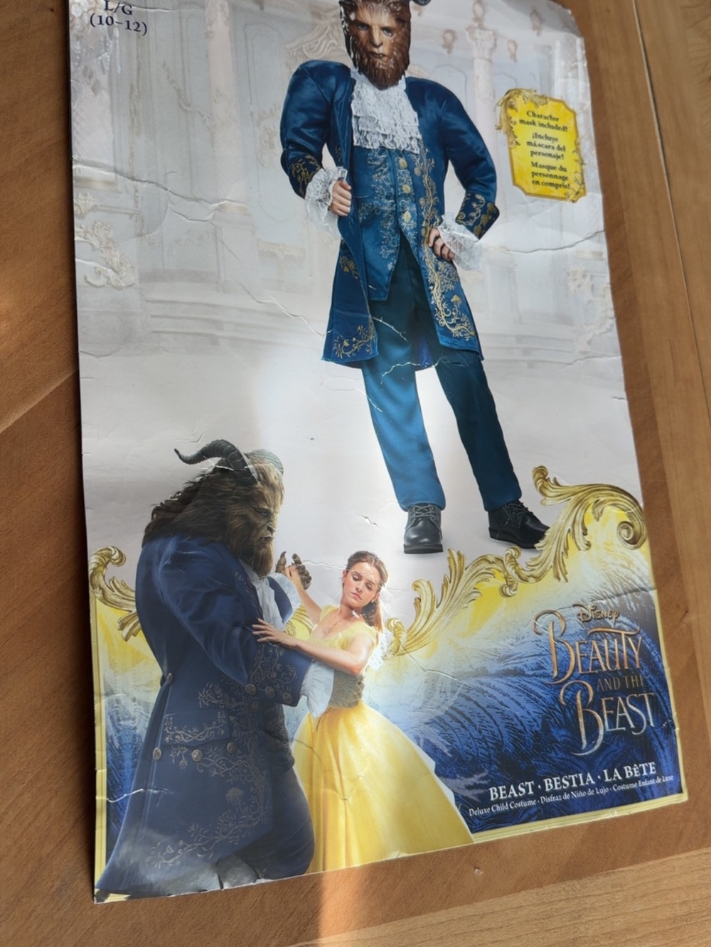 Disguise Boys' Beast Costume in Blue and Gold